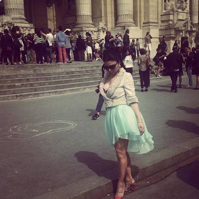 Haifa Wehbe in Paris 